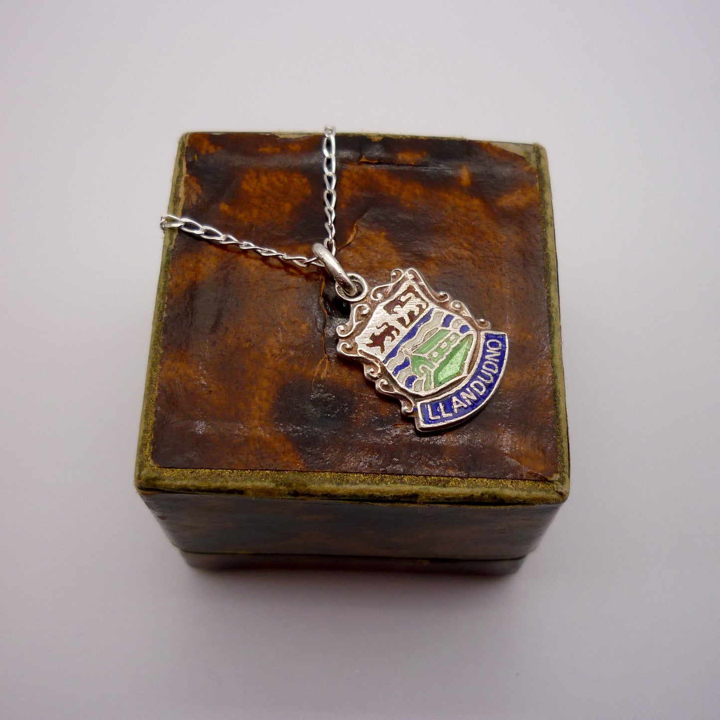 Llandudno Shield Charm Necklace