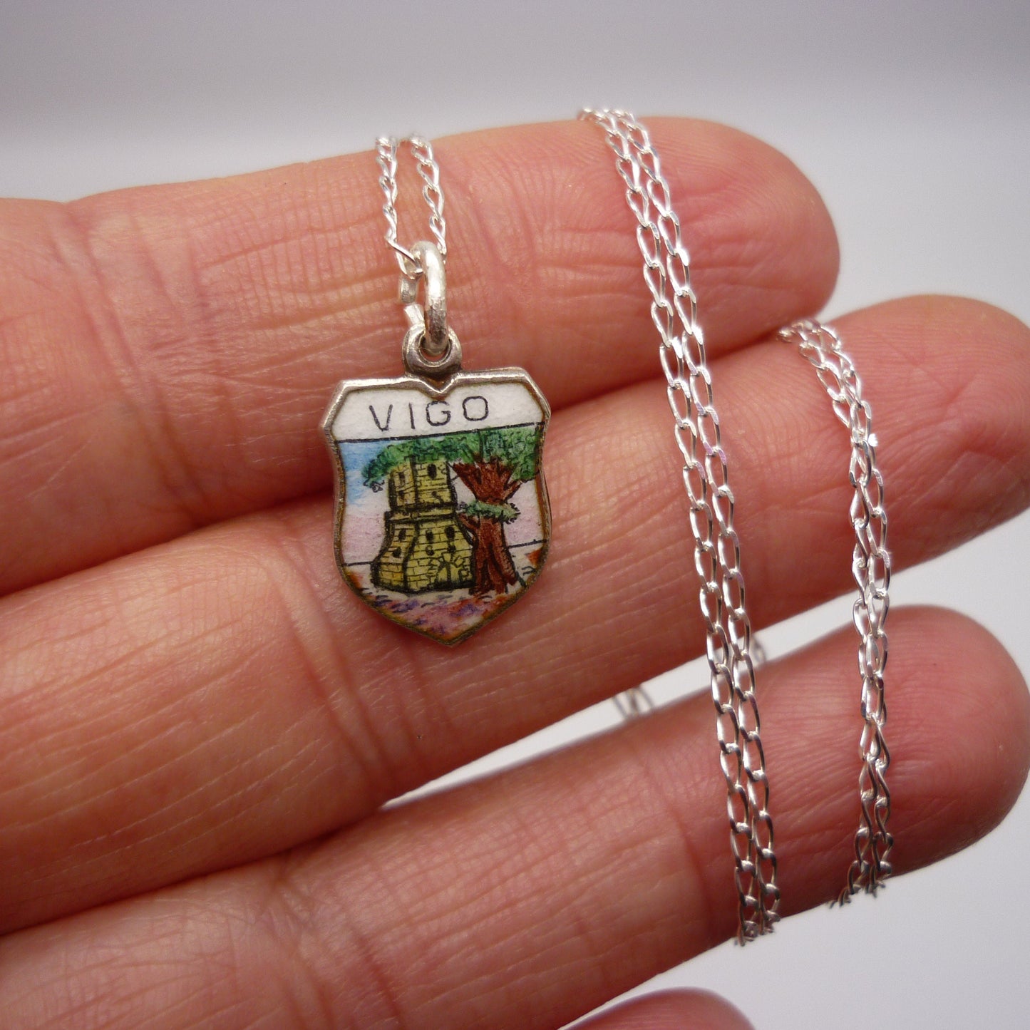 Vigo Shield Charm Necklace