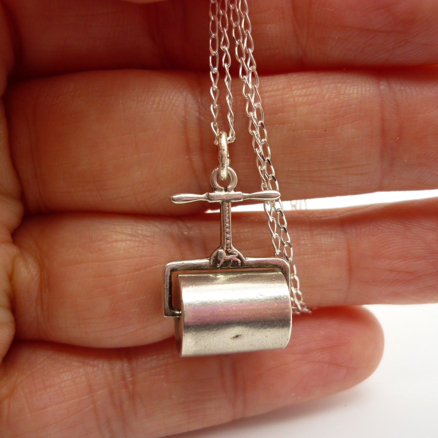 Lawn Roller Charm Necklace