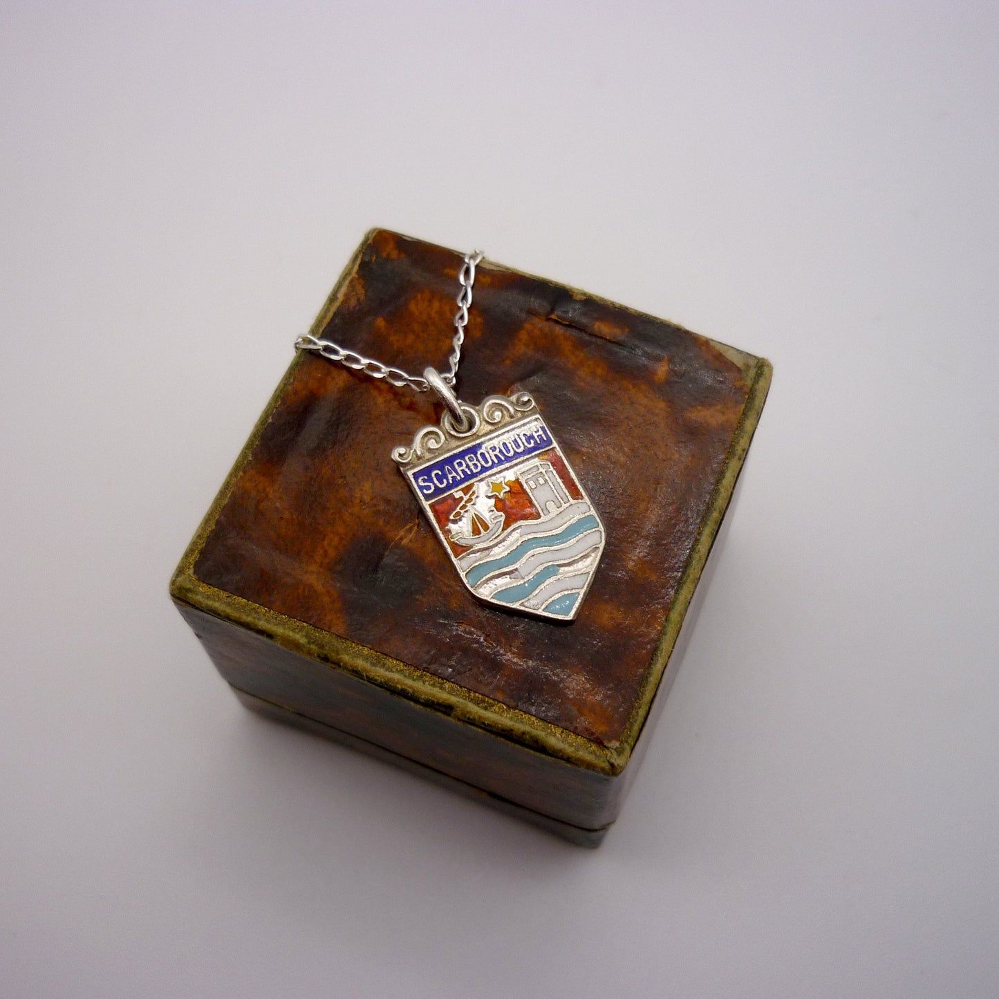 Scarborough Shield Charm Necklace