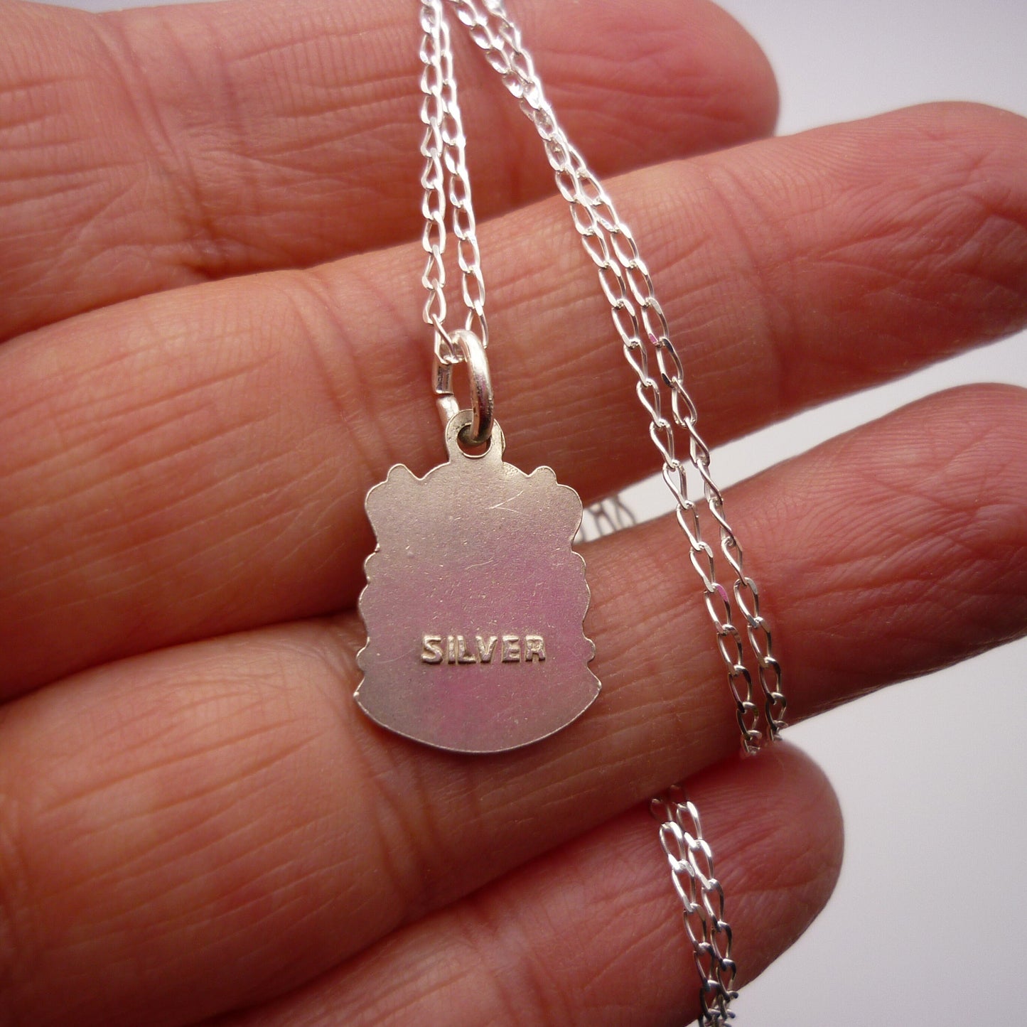Douglas Isle of Man Shield Charm Necklace