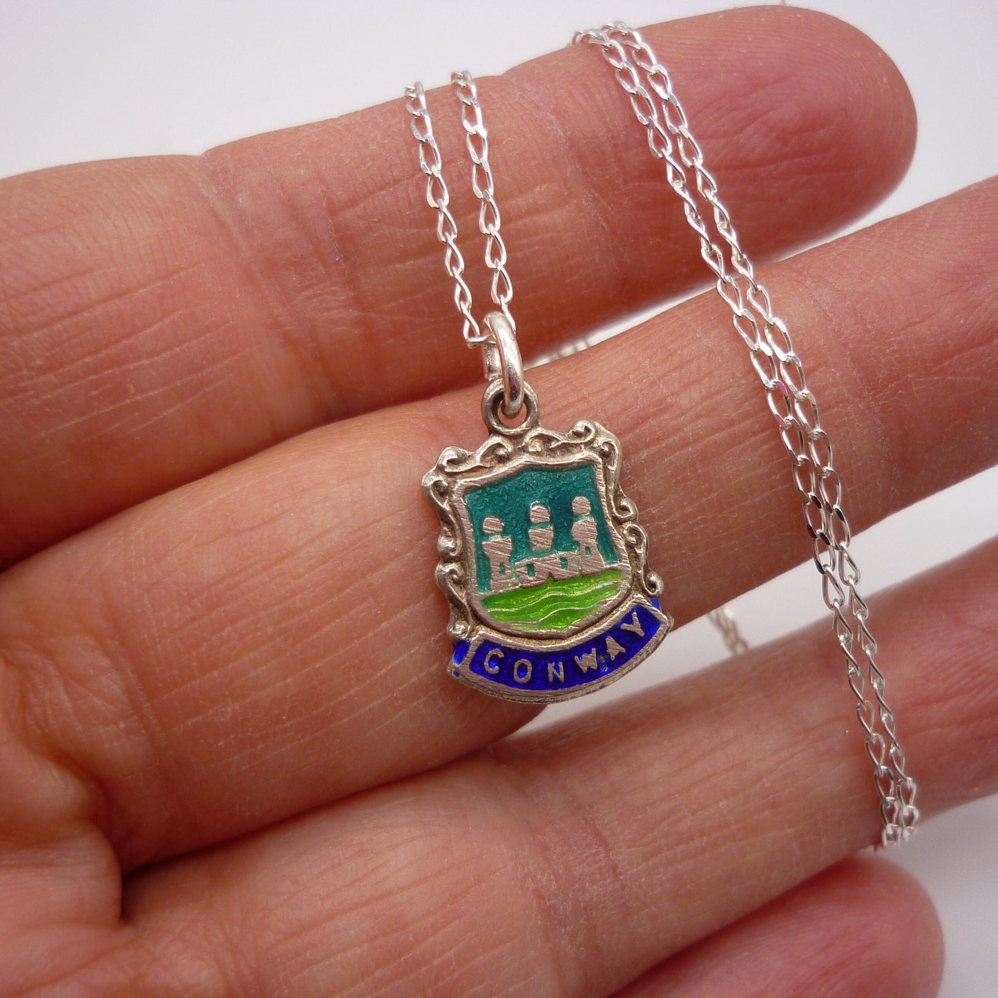Conwy Conway Shield Charm Necklace