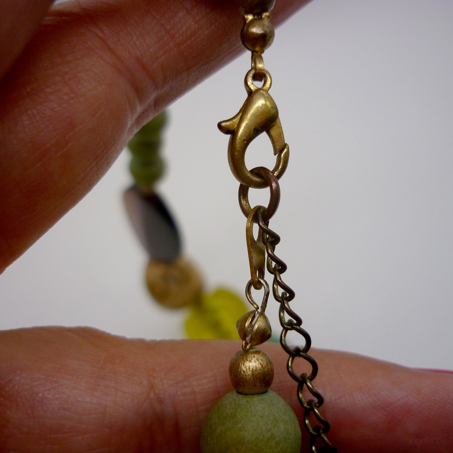 Chunky Colourful Wooden and Plastic Beaded Necklace