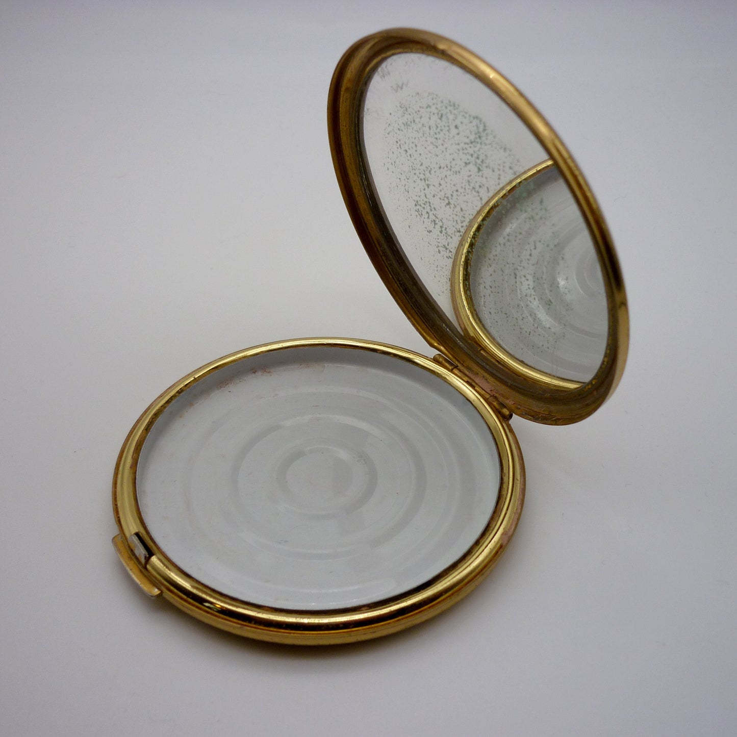 Vintage Stratton Powder Compact, Gold Pocket Mirror