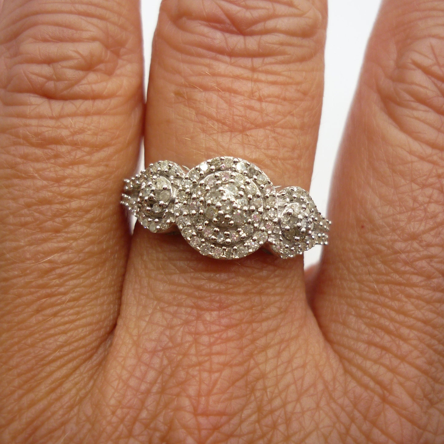 Vintage Cluster Ring Size 6.75
