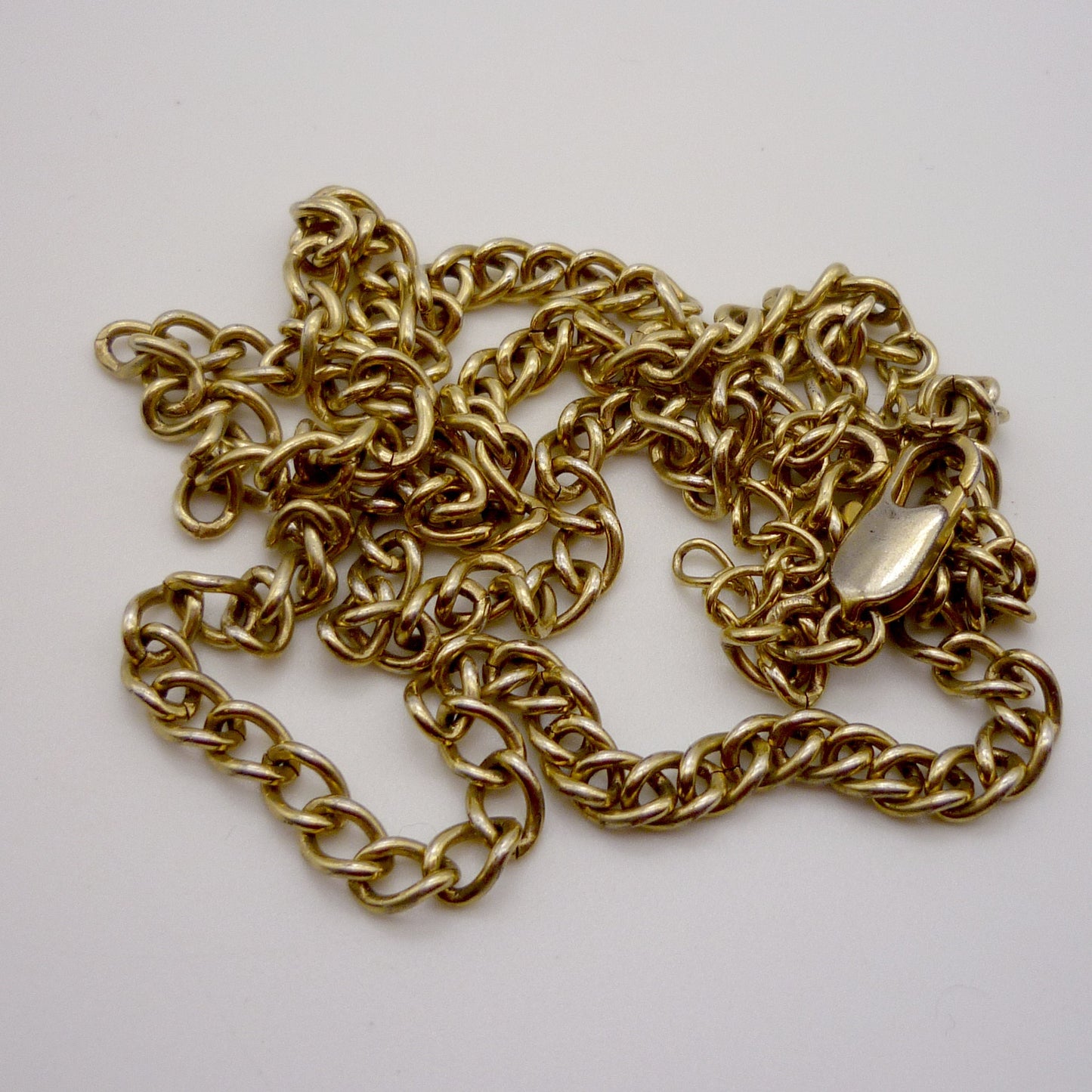 Vintage Gold Plated Chain Necklace