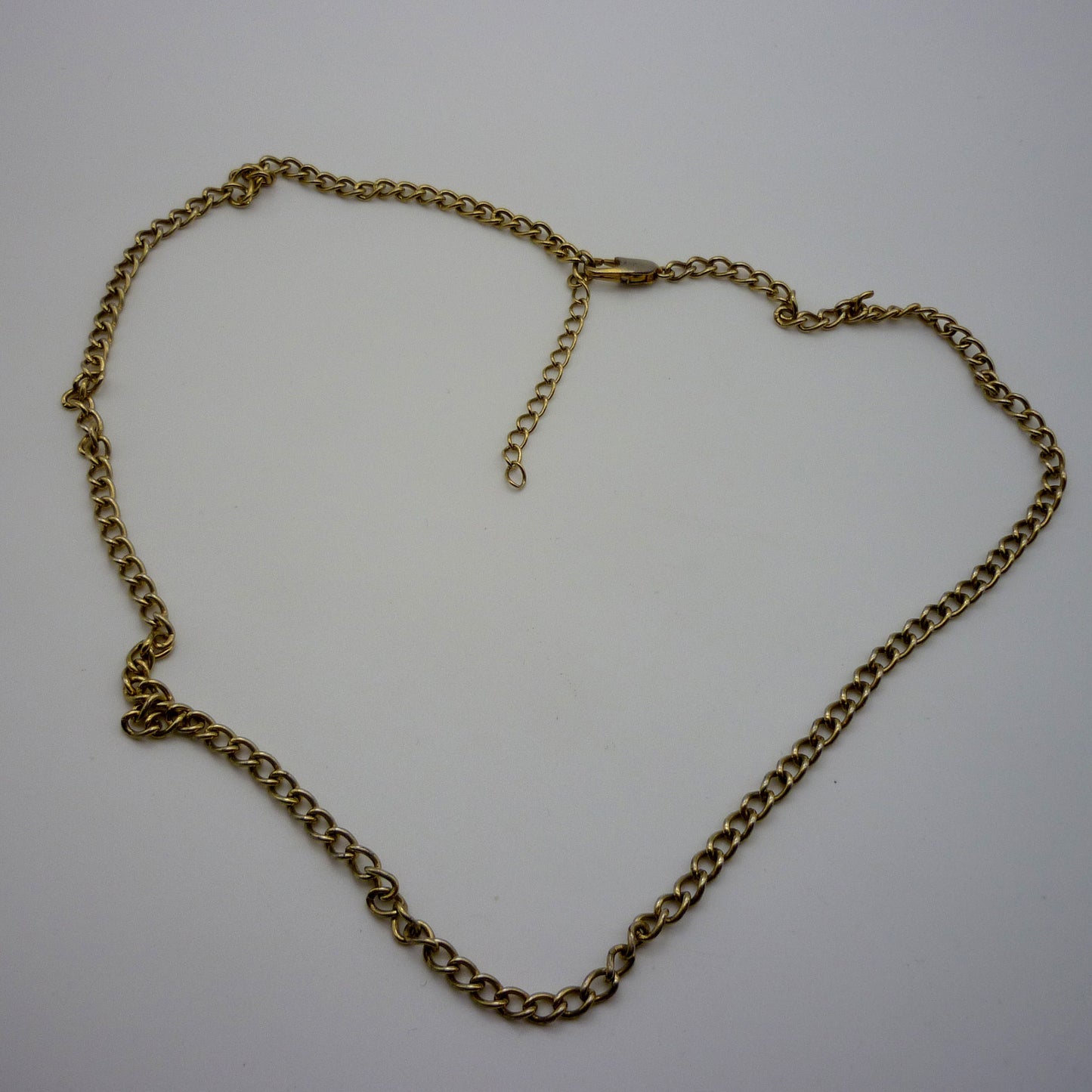 Vintage Gold Plated Chain Necklace