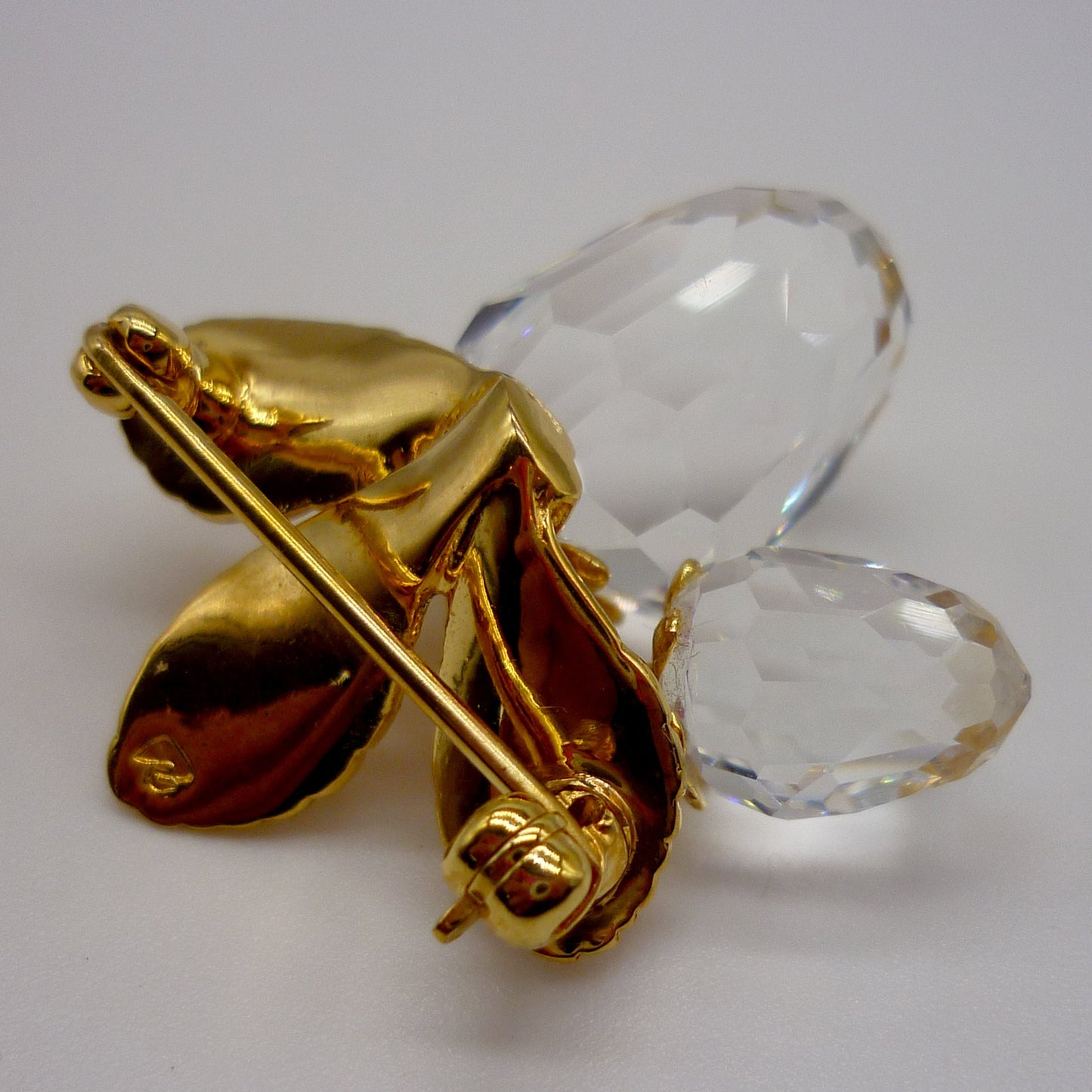 Vintage Swarovski Crystal Memories Strawberry Brooch