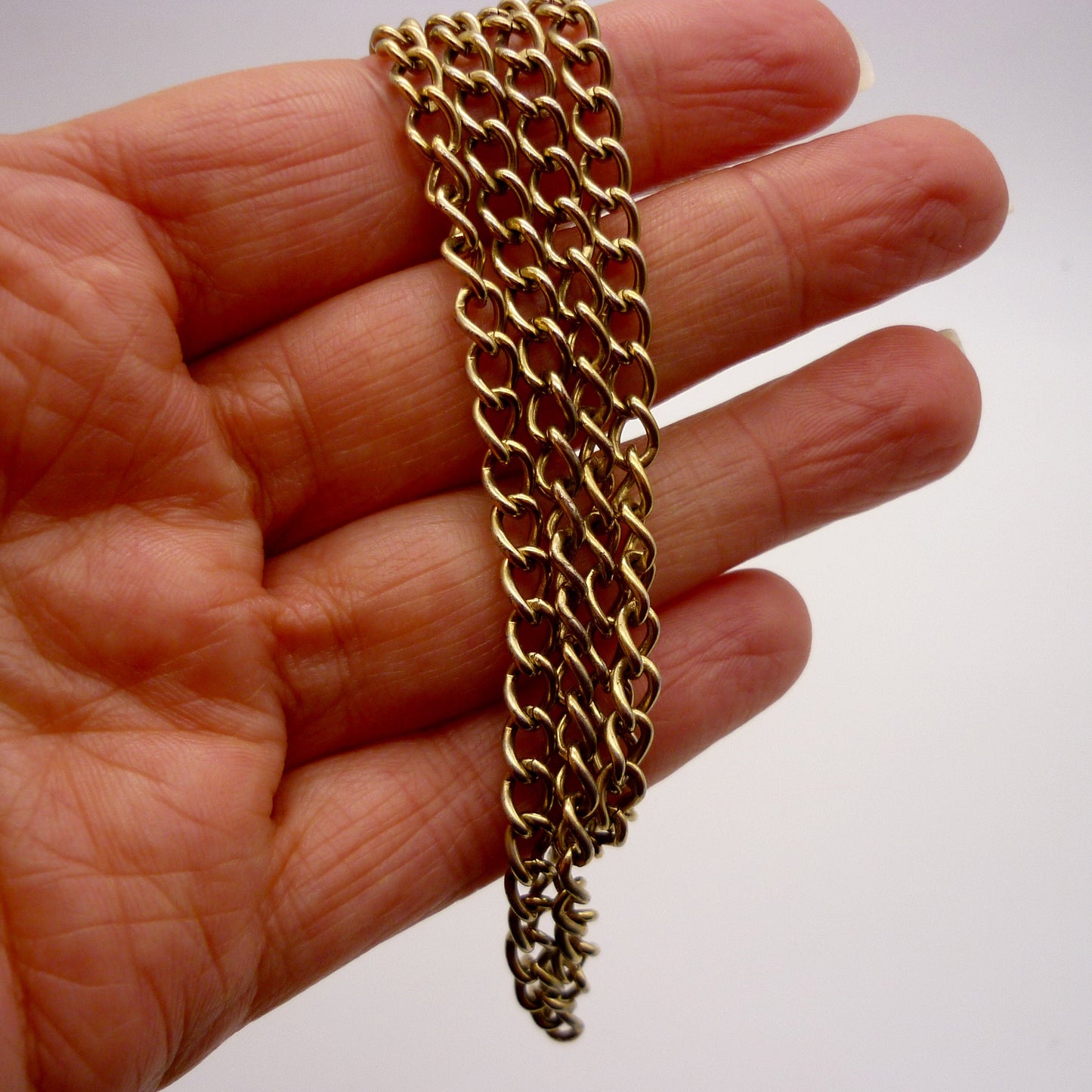 Vintage Gold Plated Chain Necklace