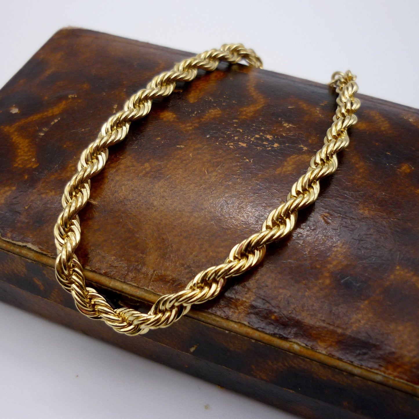 Gold Plated Twist Chain Bracelet