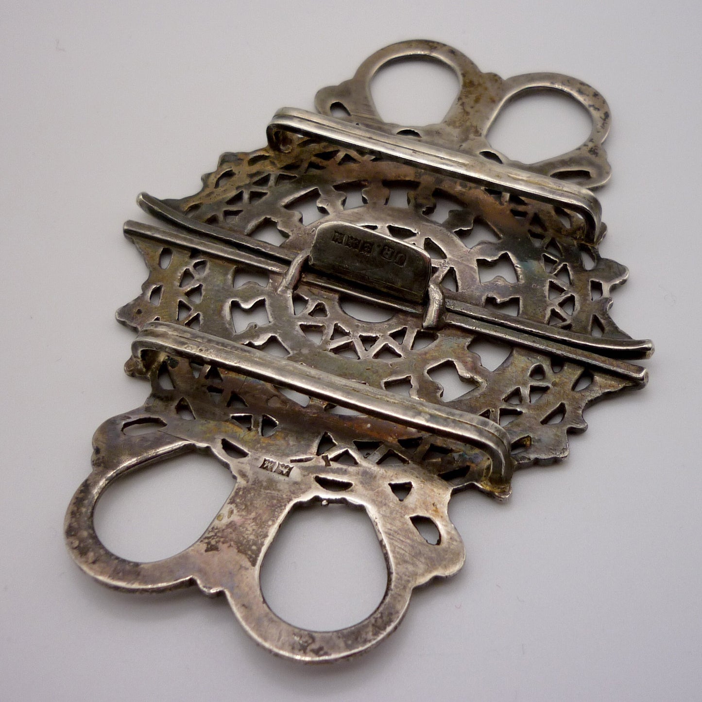 Vintage Sterling Silver Nurse's Buckle, John Rose Birmingham 1961