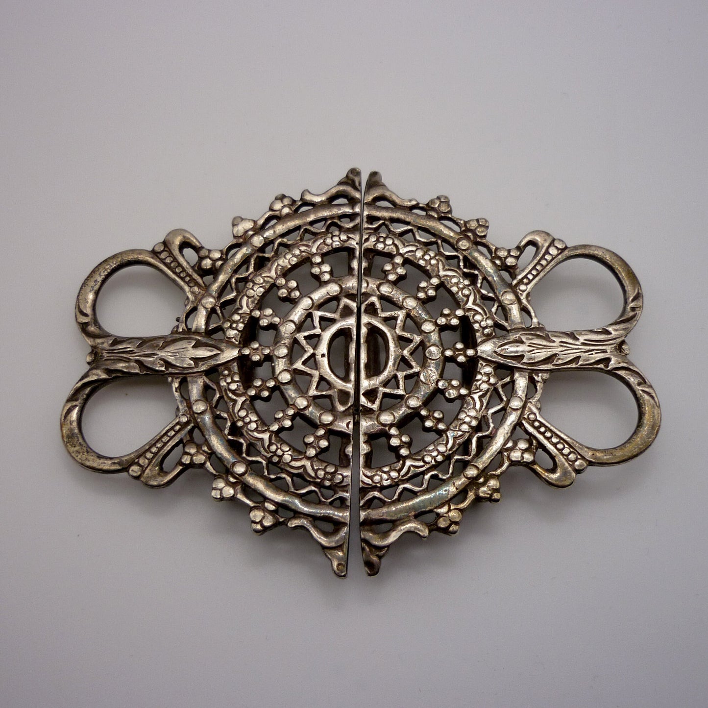 Vintage Sterling Silver Nurse's Buckle, John Rose Birmingham 1961