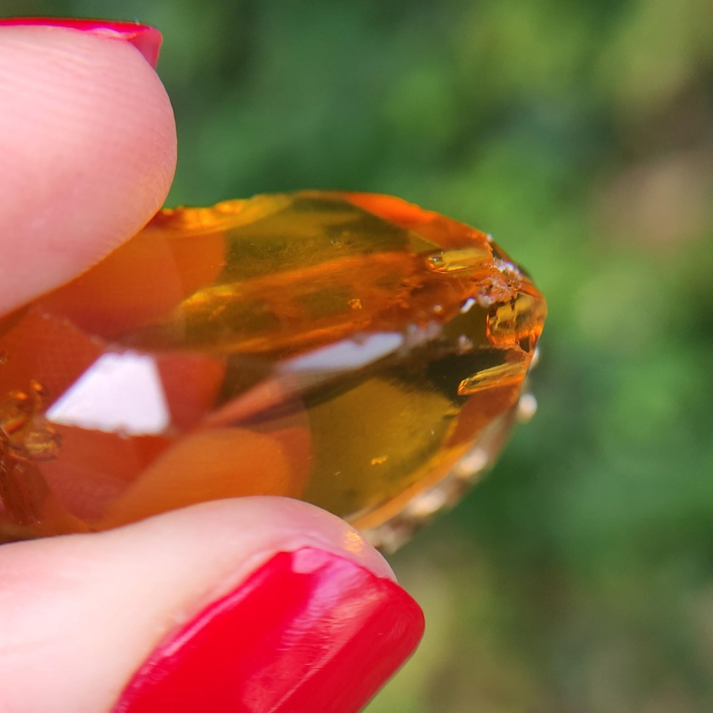 Victorian Citrine Swivel Fob, Antique Gold Spinning Fob Pendant