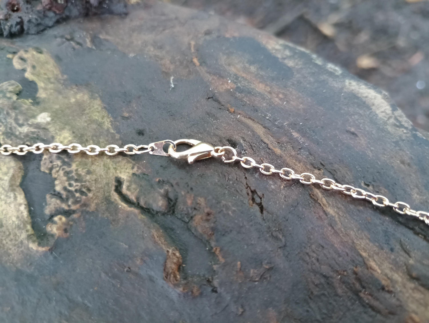 Vintage Gold Plated CZ Solitaire Pendant Necklace