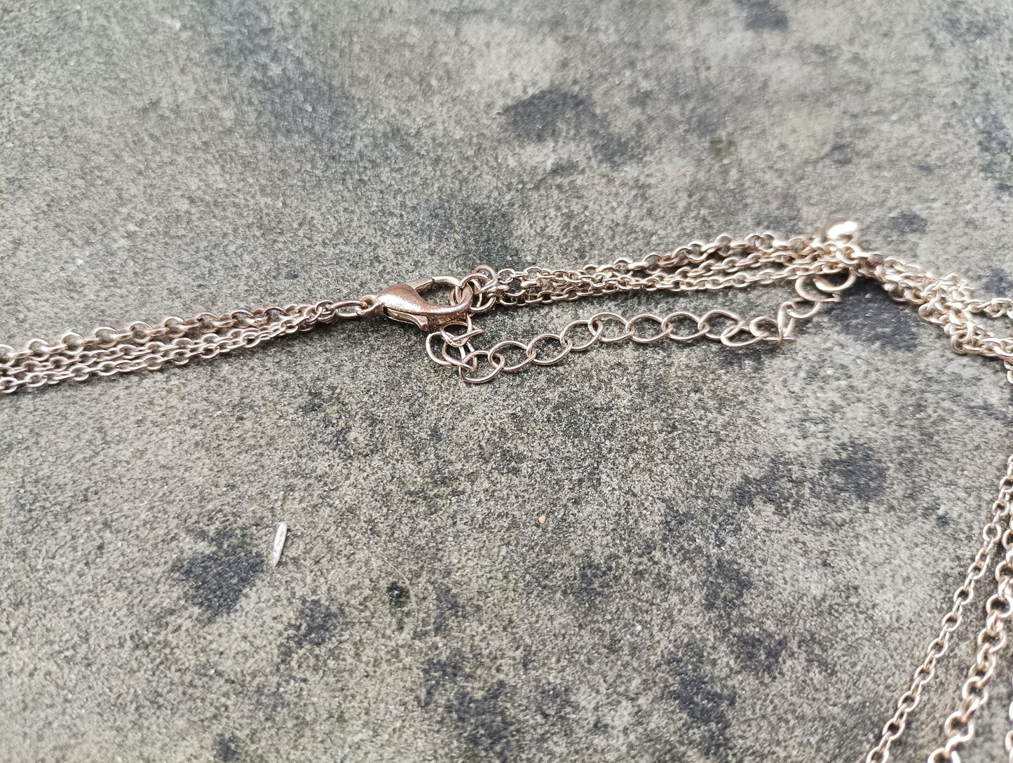 Vintage Gold Toned Layered Necklace: Mystic Boho Jewelry