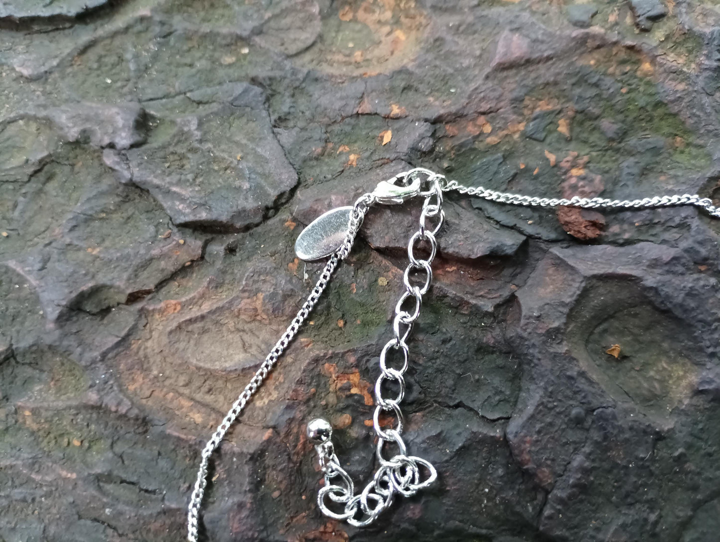 Vintage Silver Plated Diamante Bow Necklace: Black Glass Pendant, Gothic Fashion