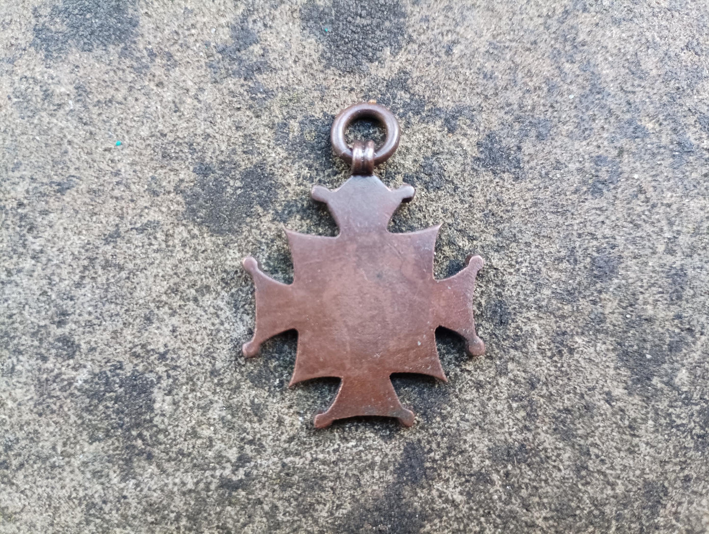Antique Bronze Maltese Cross Medal - 1916 Survey Cup Fob