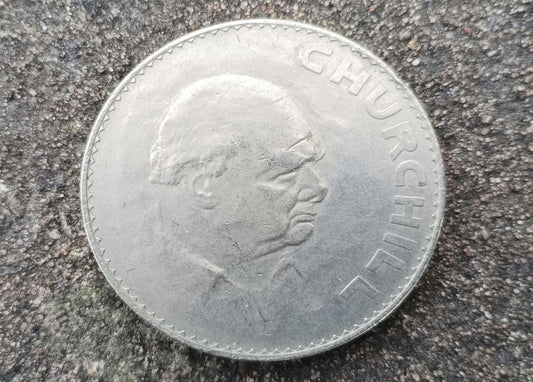 1965 Winston Churchill Crown Coin: British Memorabilia