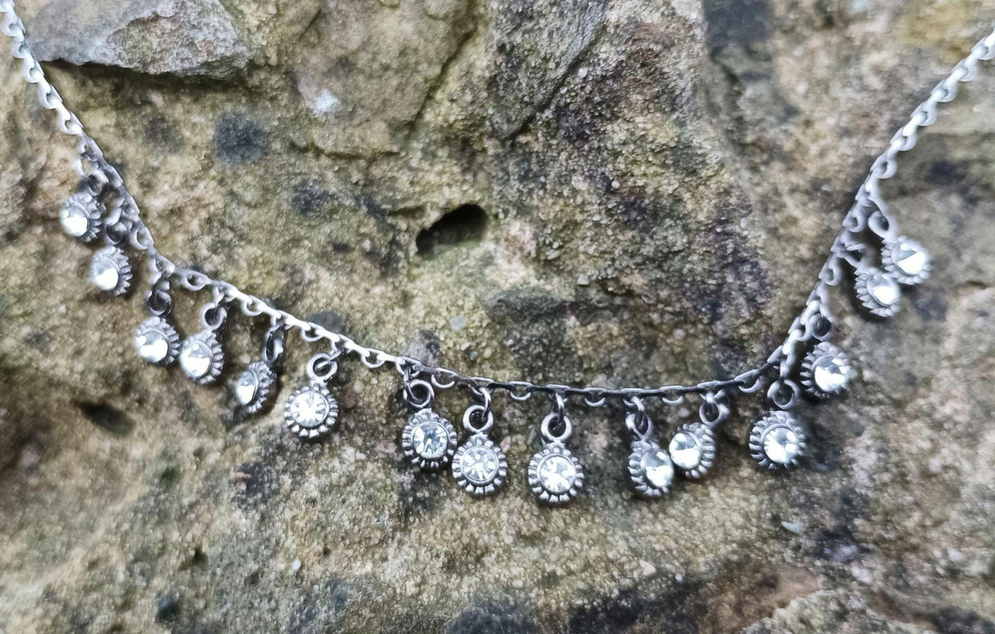 Vintage Diamante Choker: Marks and Spencer Rhinestone Necklace