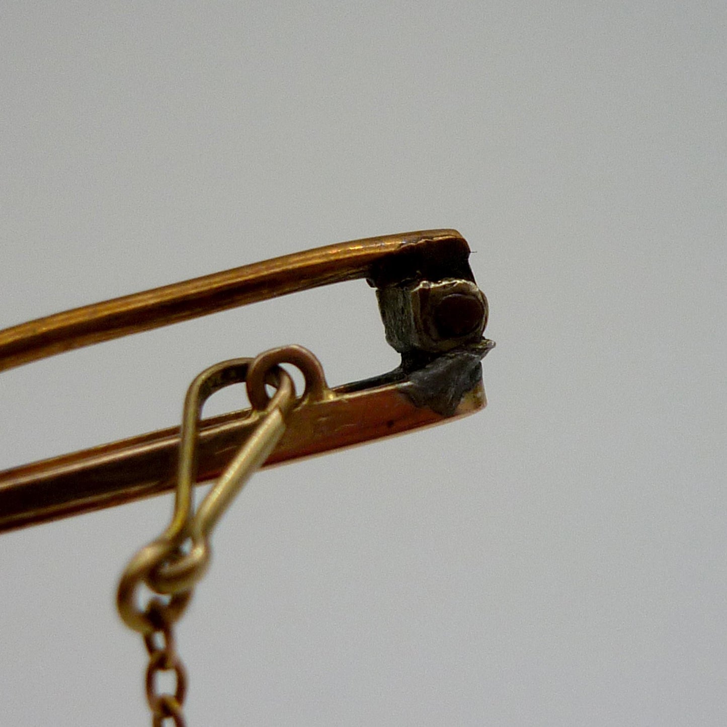 Dainty Antique Victorian Amethyst and Seed Pearl  Brooch