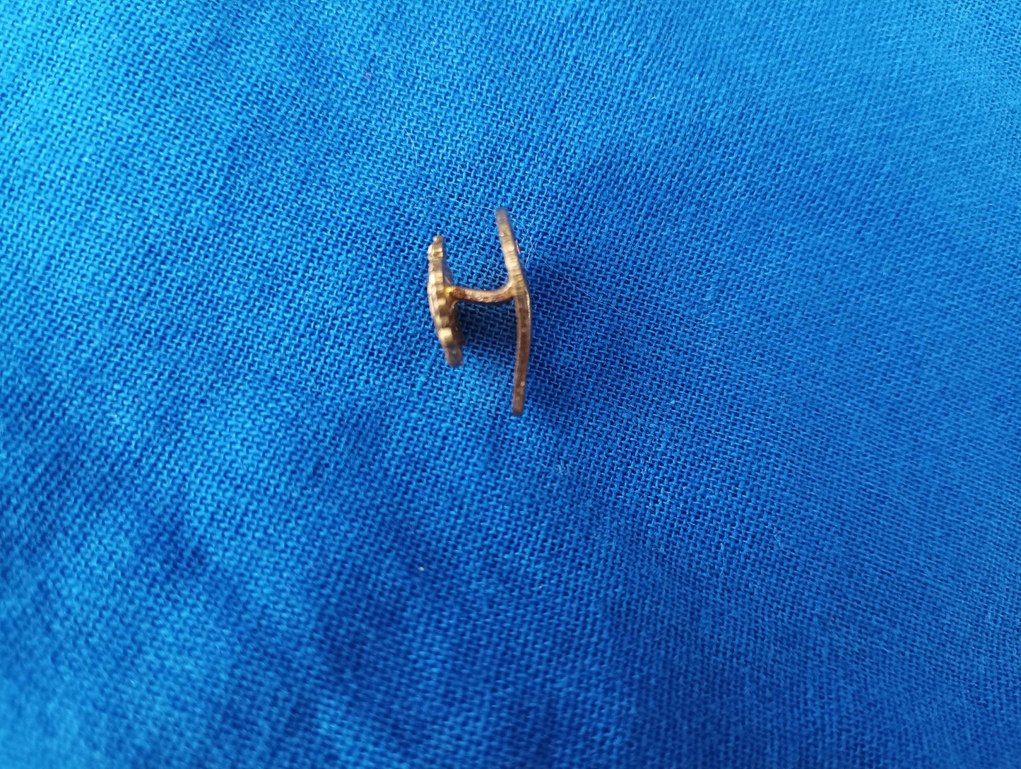 Vintage British Royal Engineers Brass Buttonhole Badge: WWI/WWII BMCO Militaria