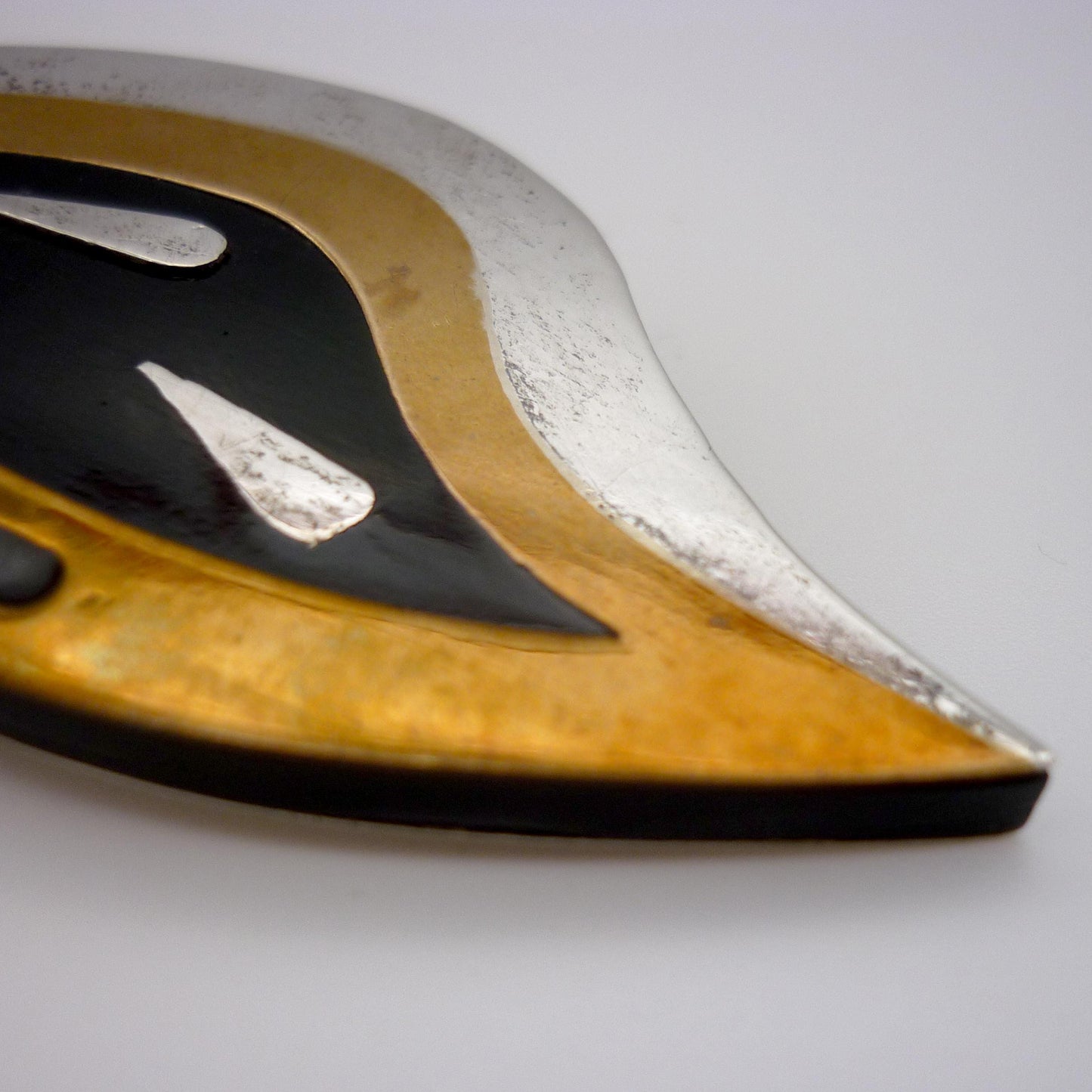 Vintage Mexican Modernist Brooch, Mid Century Taxco Metales Casados Jewellery