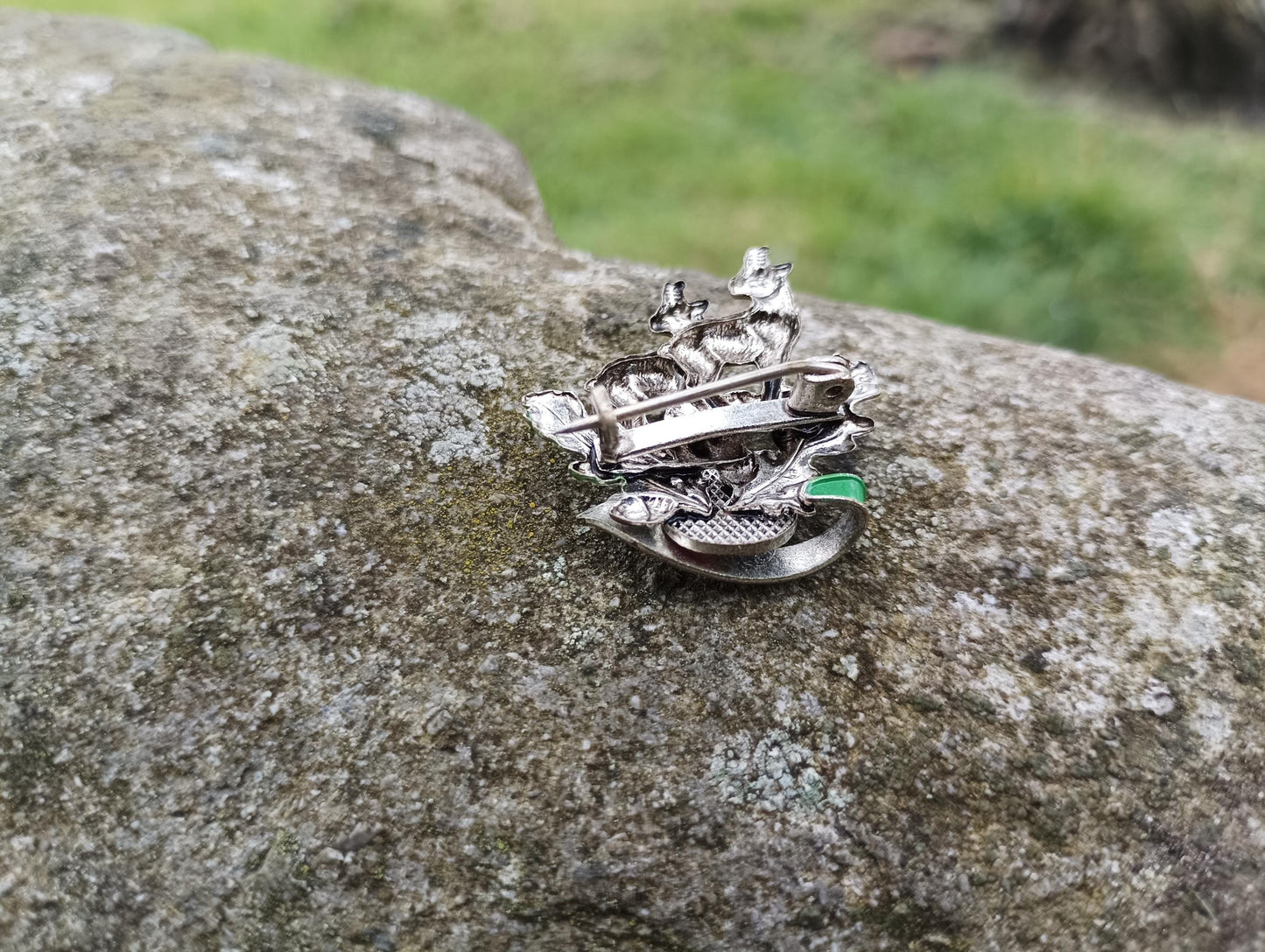 Vintage Salzburg Enamel Pin: Schafberg Mountain Goat Souvenir