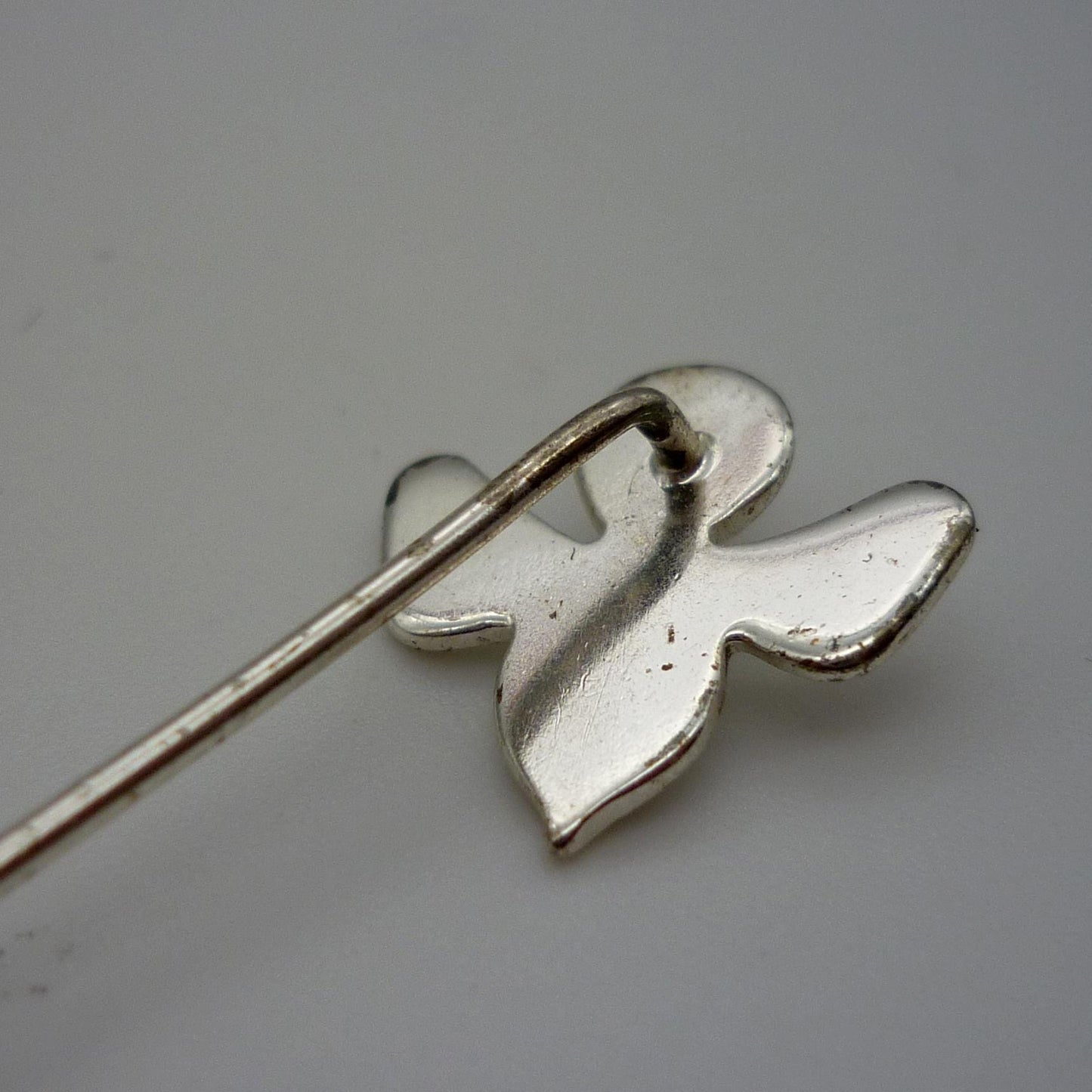 Vintage Silver Bee Stick Pin