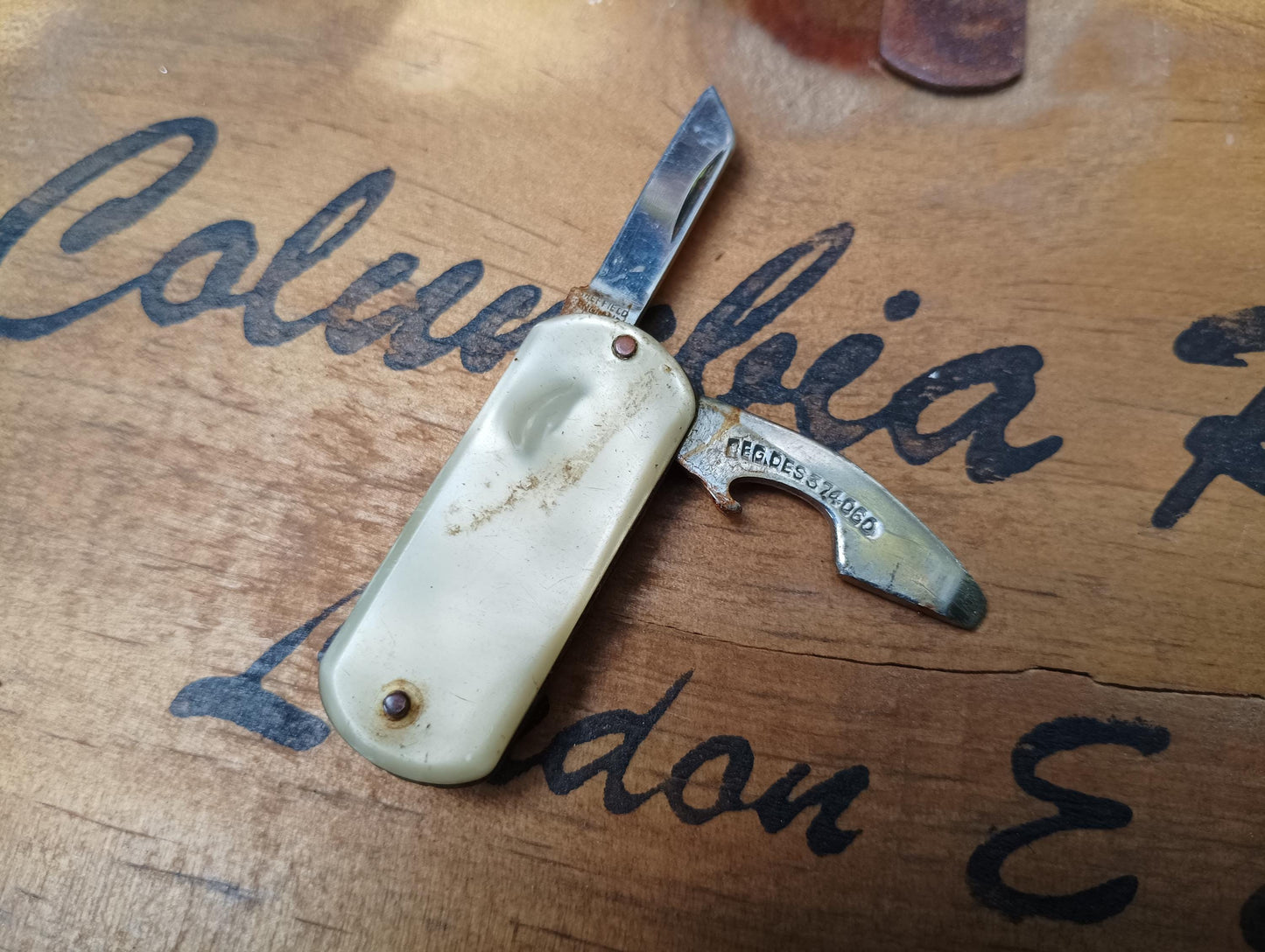Vintage Mother of Pearl Penknife, Sheffield Folding Pocket Knife