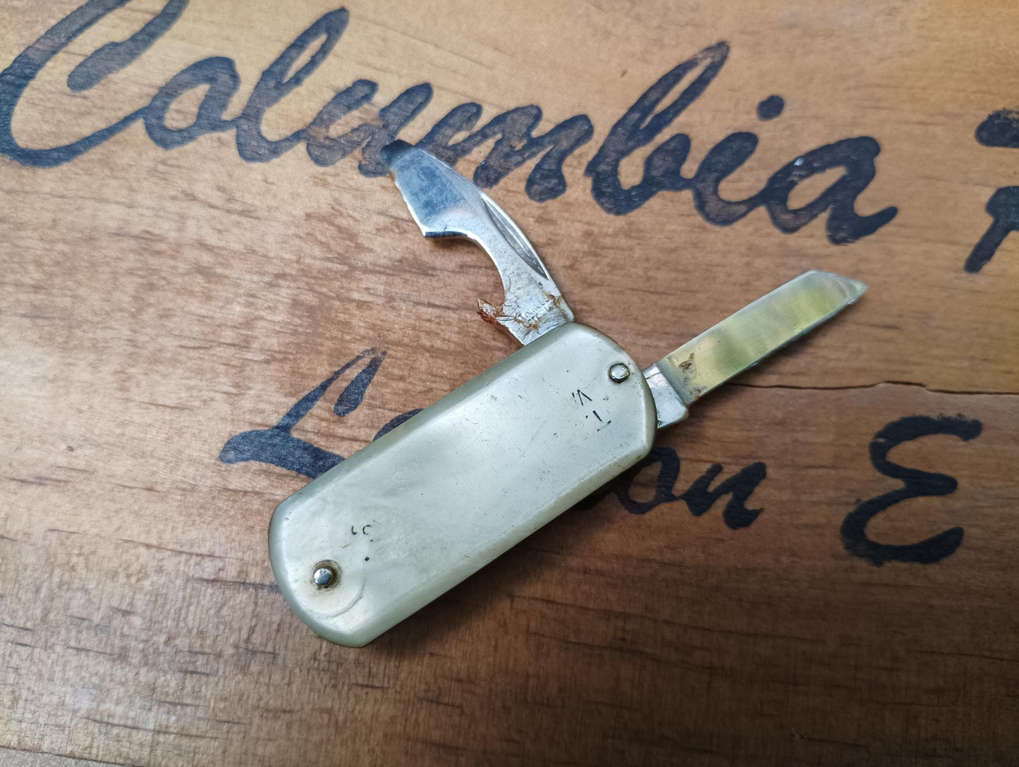 Vintage Mother of Pearl Penknife, Sheffield Folding Pocket Knife