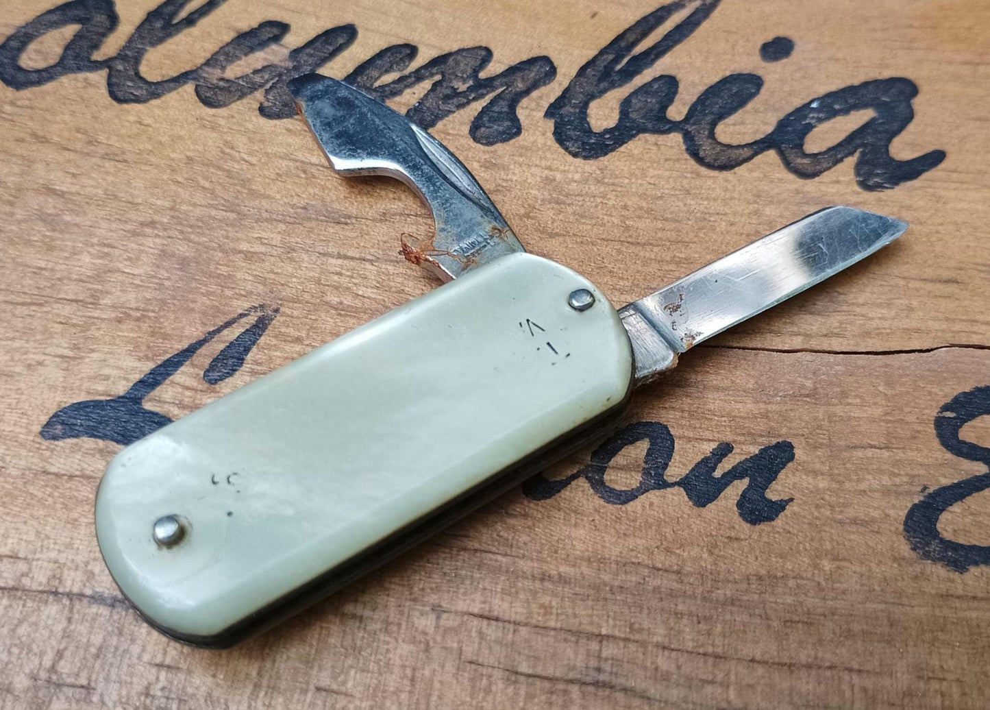 Vintage Mother of Pearl Penknife, Sheffield Folding Pocket Knife
