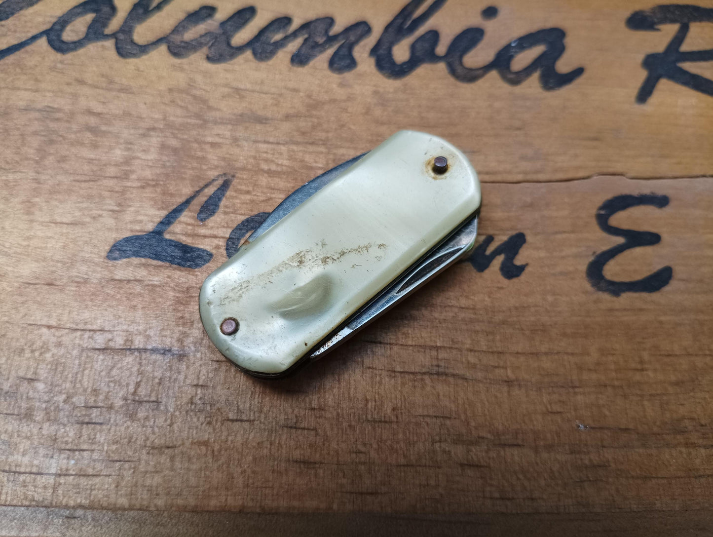 Vintage Mother of Pearl Penknife, Sheffield Folding Pocket Knife