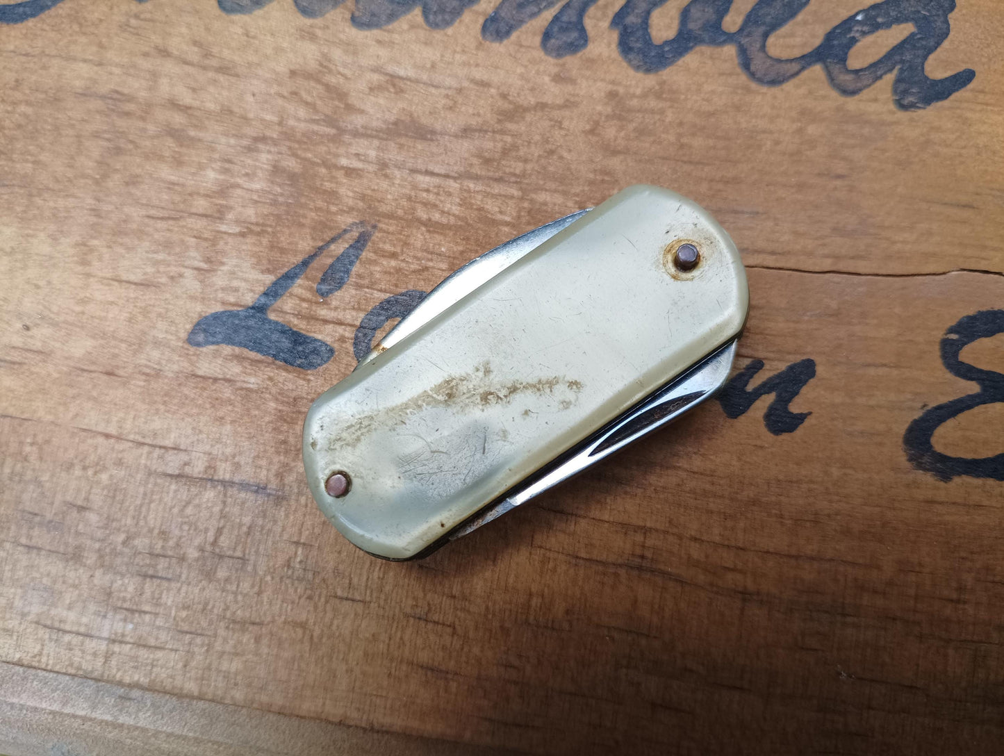 Vintage Mother of Pearl Penknife, Sheffield Folding Pocket Knife