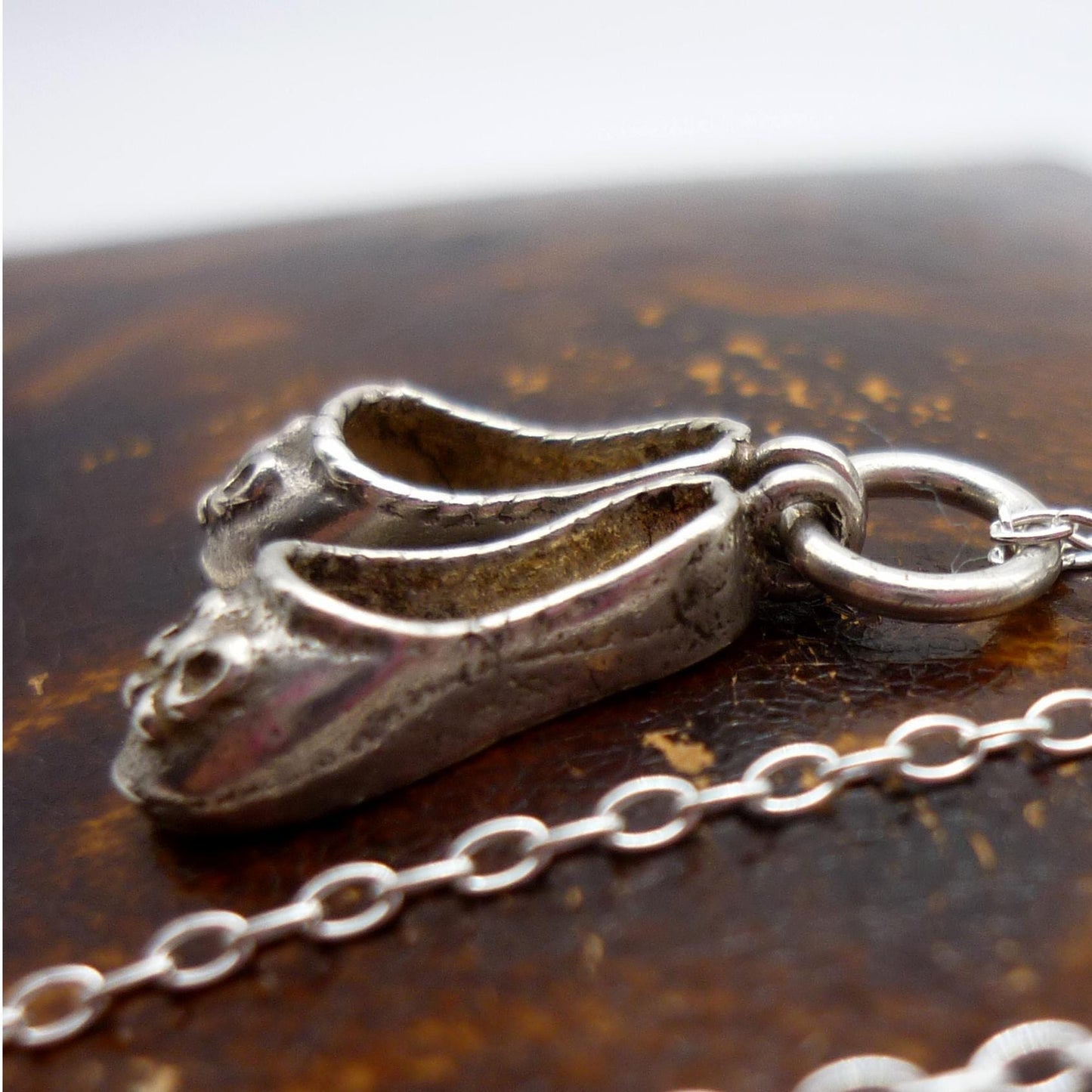 Ballet Slippers Pendant Necklace