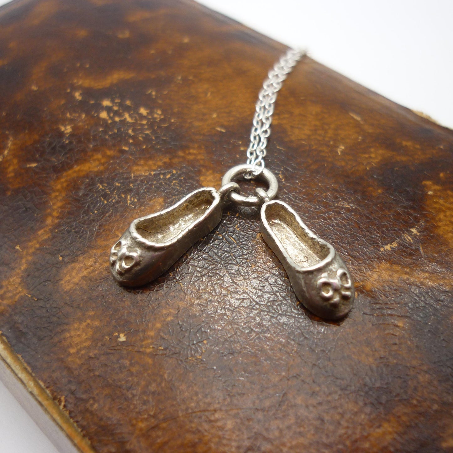 Ballet Slippers Pendant Necklace