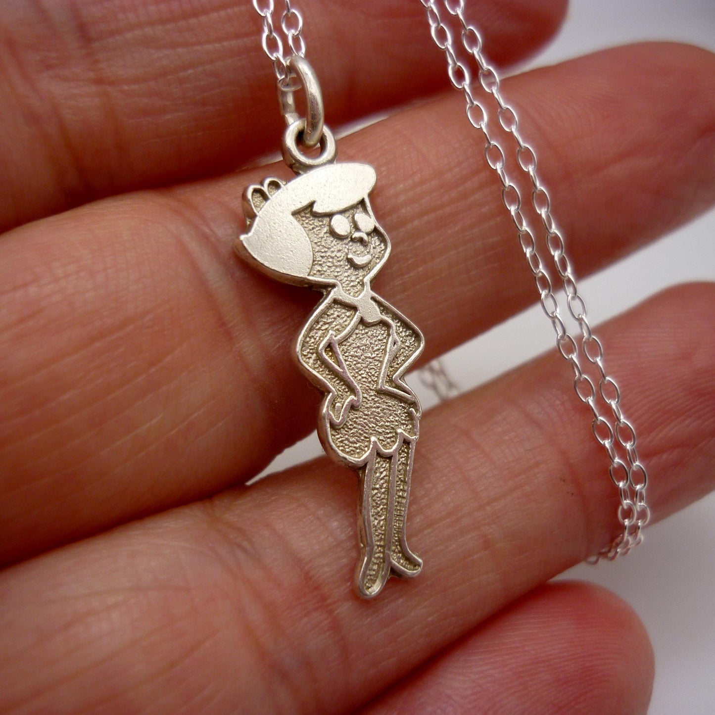 Betty Rubble Flintstones Charm Necklace