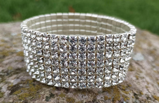 Vintage Diamante Tennis Bracelet