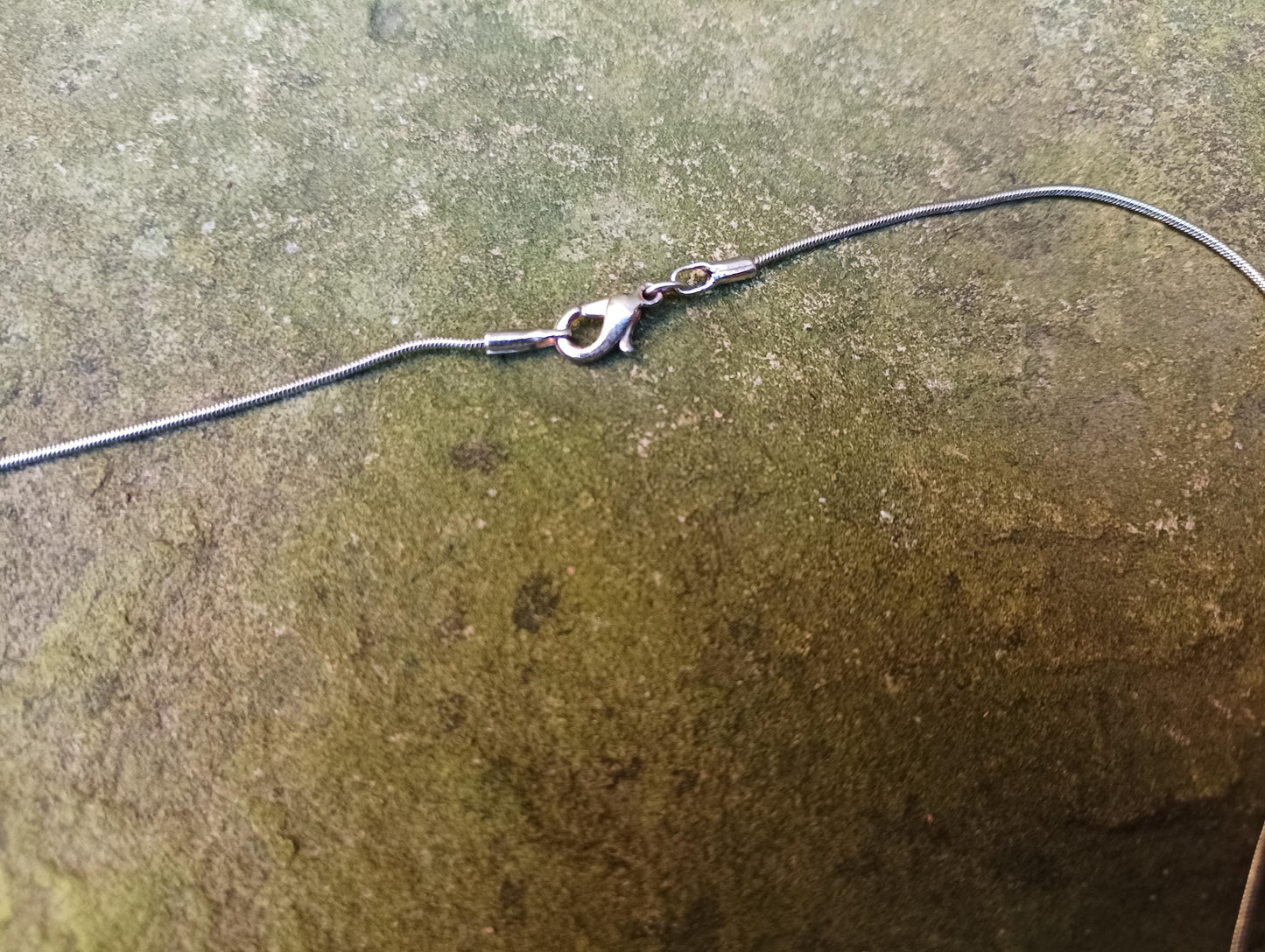 Vintage Sarah Coventry Faux Amethyst and Pearl Cabochon Necklace Pendant in Silver Tone Setting