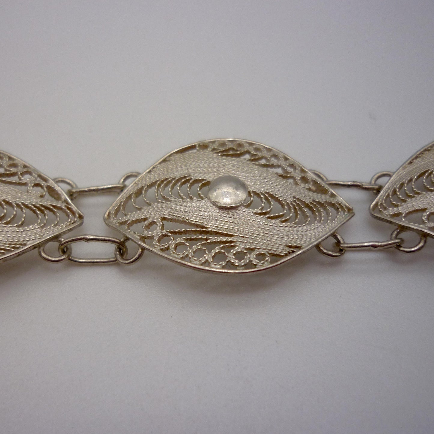 Sterling Silver Filigree Bracelet with