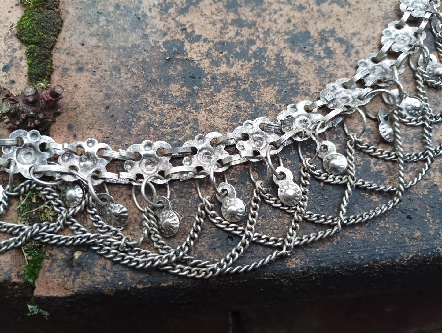 Vintage Ethnic Tribal Belly Chain – Multi-Strand Waist Jewelry for Festival & Dance