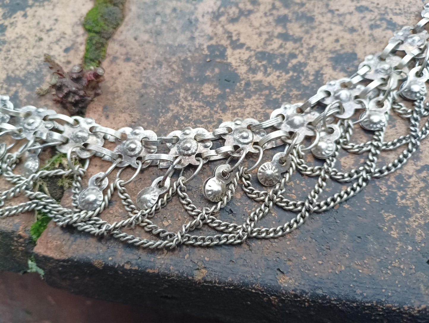 Vintage Ethnic Tribal Belly Chain – Multi-Strand Waist Jewelry for Festival & Dance