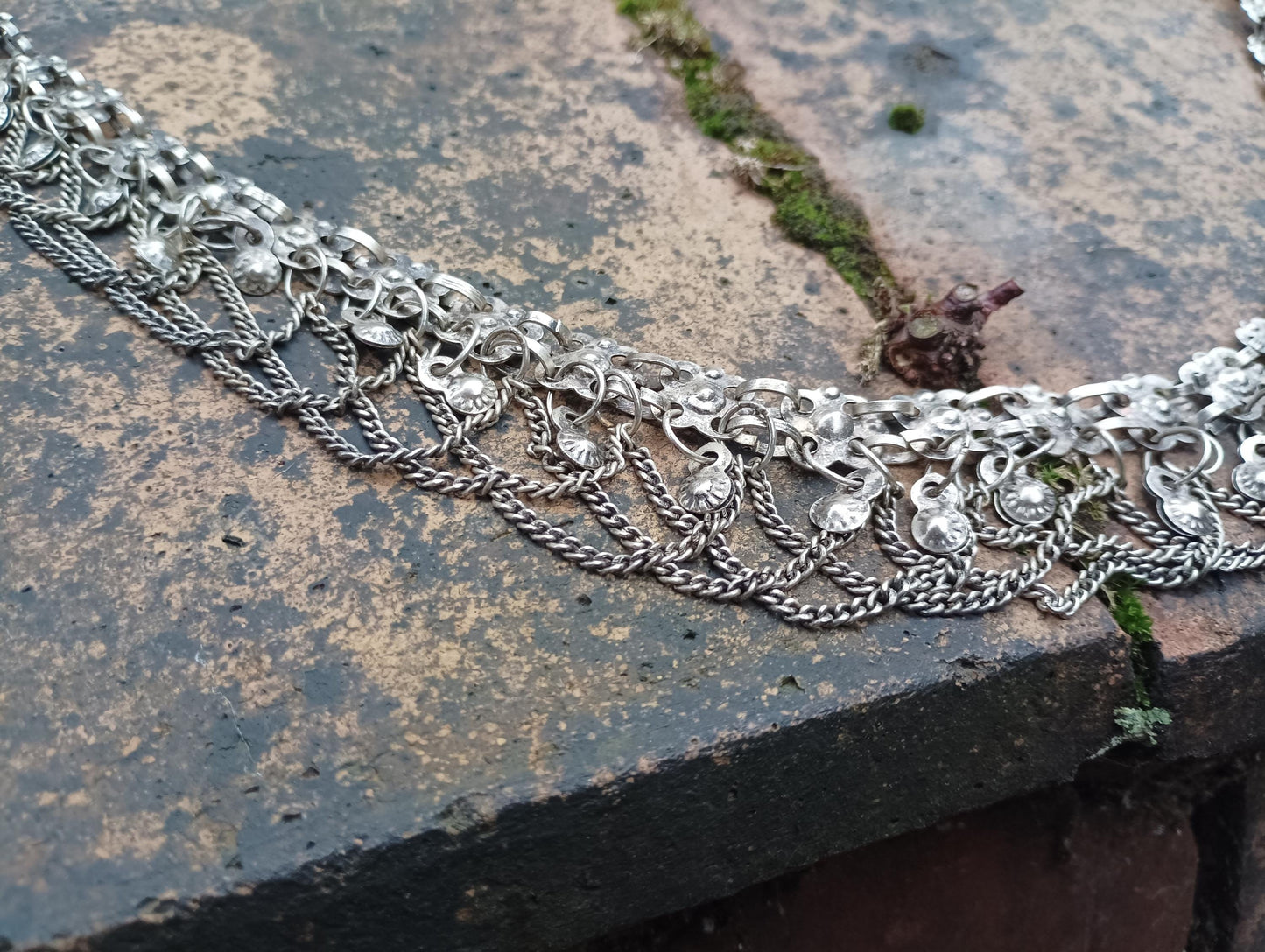 Vintage Ethnic Tribal Belly Chain – Multi-Strand Waist Jewelry for Festival & Dance