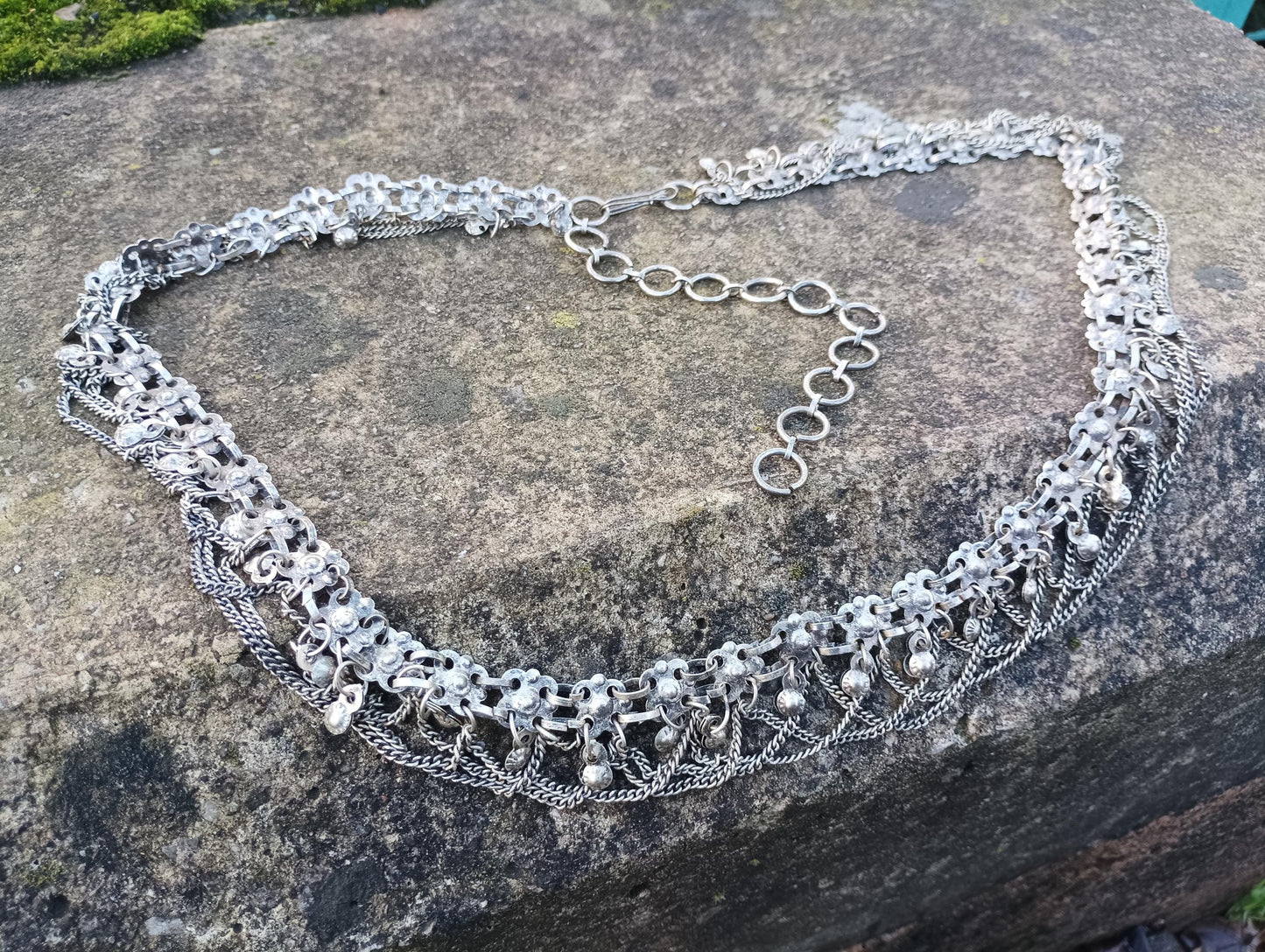 Vintage Ethnic Tribal Belly Chain – Multi-Strand Waist Jewelry for Festival & Dance