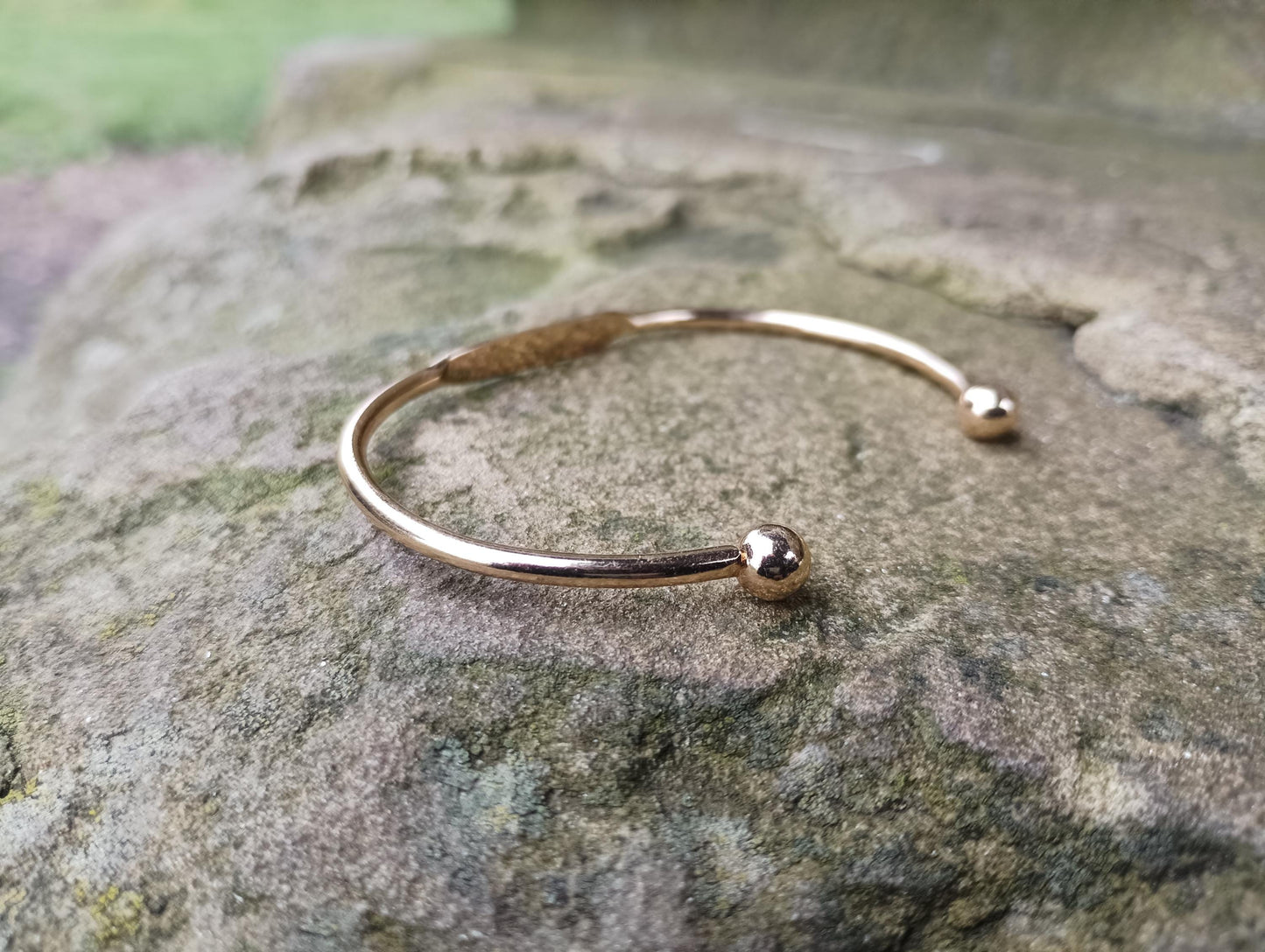 Vintage Gold Plated Nameplate Bangle