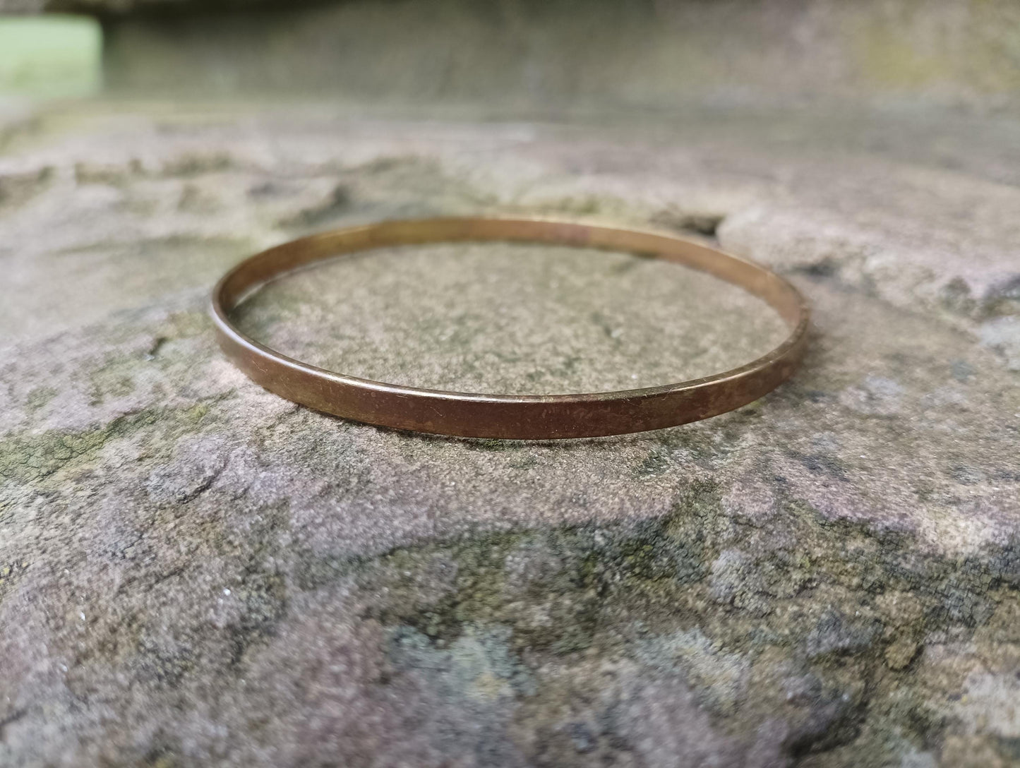 Set of Three Vintage Brass Bangles For Women