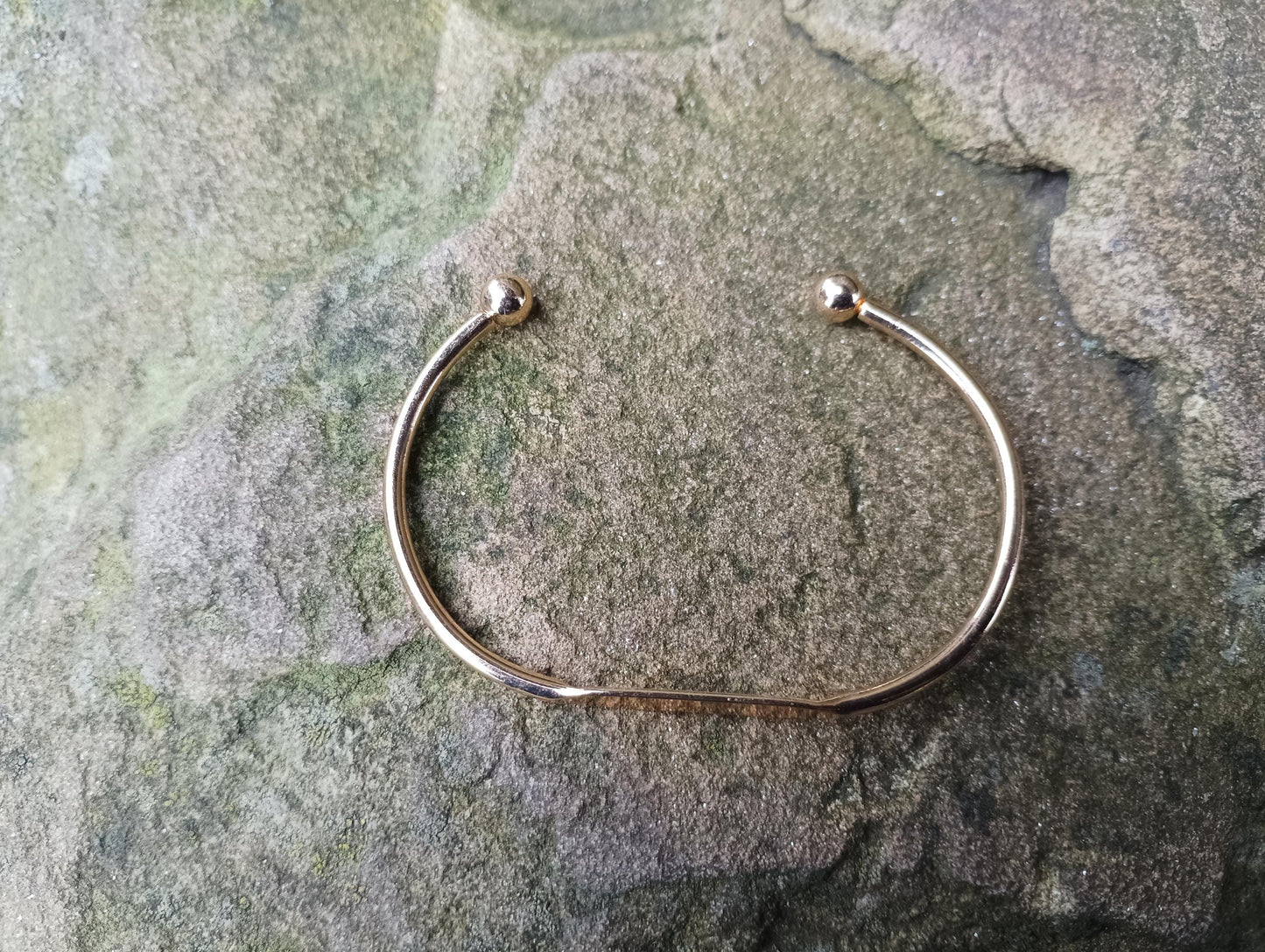 Vintage Gold Plated Nameplate Bangle