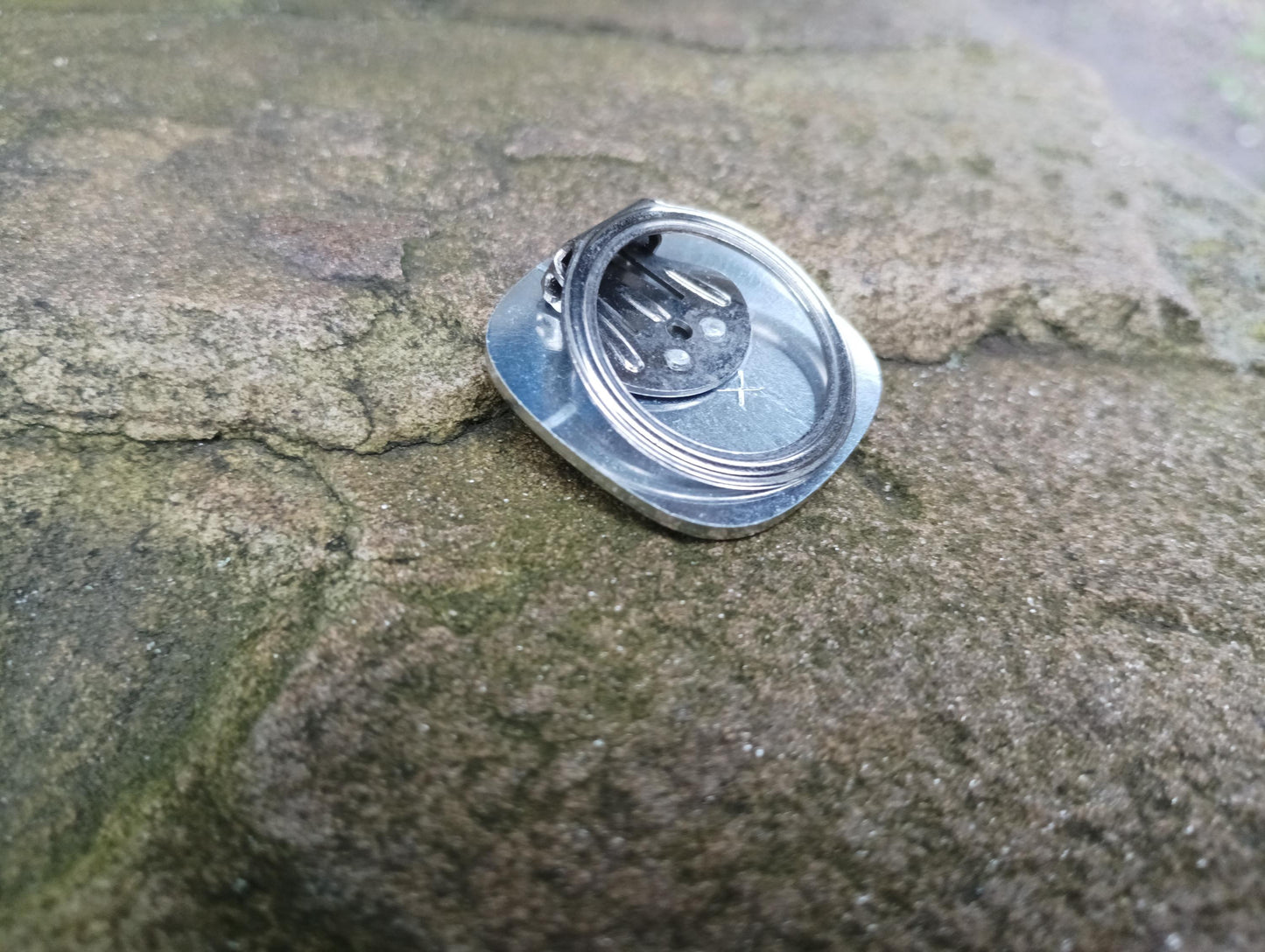 Vintage West German Lucite Scarf Clip with Heron Design
