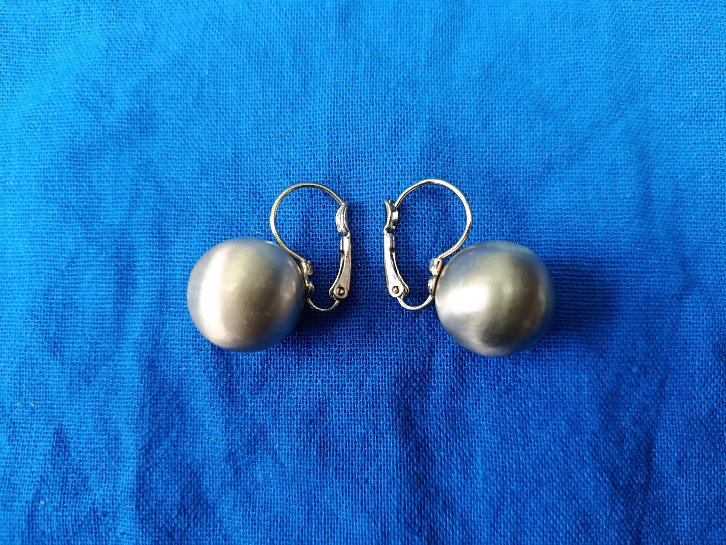 Vintage Gold Plated Sphere Earrings